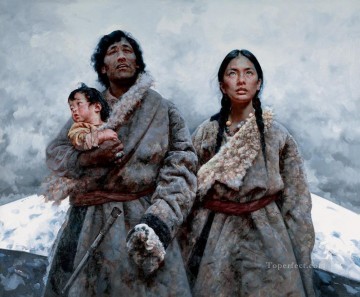チベット Painting - ホーリー マウンテン AX チベット